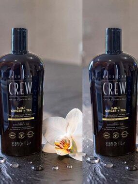 American Crew 3‑in‑1 Ginger Tea Shampoo, Conditioner & Body Wash 33.8 oz